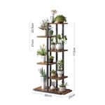 Casa si Gradina - Gradinarit si plante - Plante si ghivece - Ghivece si suporturi - Suport pentru flori – etajera moderna cu 6 rafturi, 113x60x20 cm - Infinity.ro