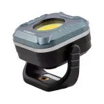 Casa si Gradina - Corpuri si surse de iluminat - Iluminat comercial si industrial - Proiectoare si lampi de lucru - Mini Proiector Lanterna LED Tricolor + Rosu 5.7W, EMESZON®, Strobo, SOS, prindere Magnet, Stativ, albastru-negru - Infinity.ro