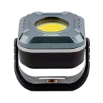 Casa si Gradina - Corpuri si surse de iluminat - Iluminat comercial si industrial - Proiectoare si lampi de lucru - Mini Proiector Lanterna LED Tricolor + Rosu 5.7W, EMESZON®, Strobo, SOS, prindere Magnet, Stativ, albastru-negru - Infinity.ro