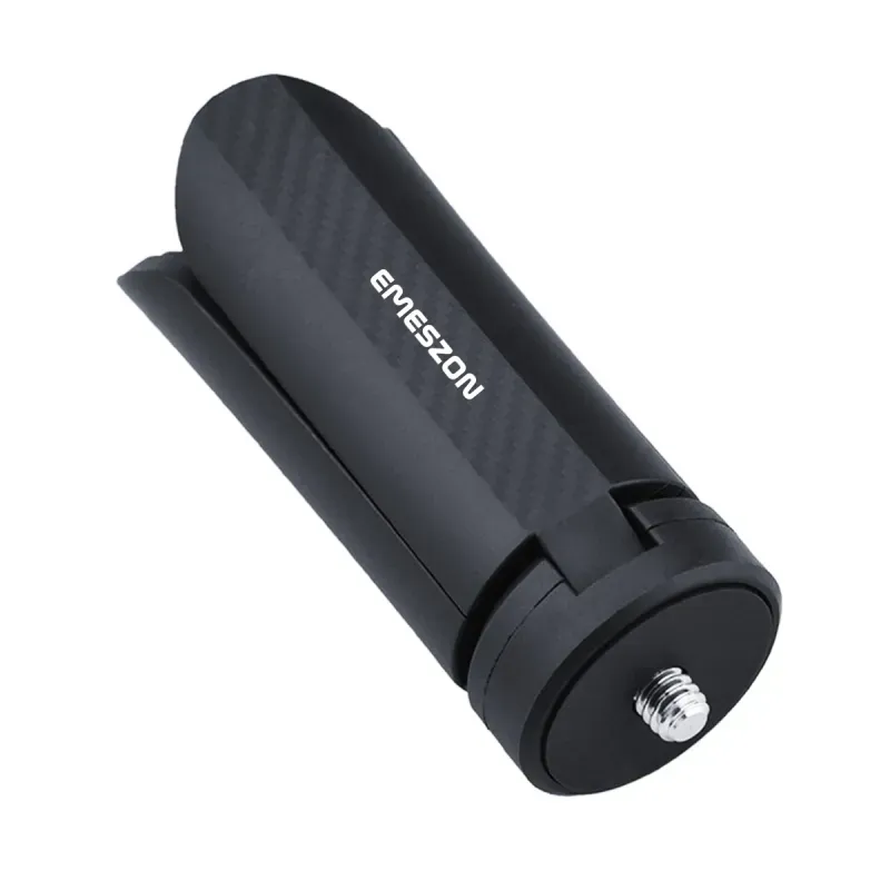 TV, Audio-Video si Foto - Aparate foto si accesorii - Accesorii foto si video - Trepiede - Trepied Mini TM-01 EMESZON®, filet 1/4 inch, model fibra carbon, compatibil cu accesorii pentru Foto si Video, negru - Infinity.ro