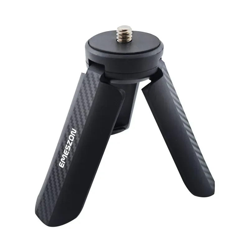 TV, Audio-Video si Foto - Aparate foto si accesorii - Accesorii foto si video - Trepiede - Trepied Mini TM-01 EMESZON®, filet 1/4 inch, model fibra carbon, compatibil cu accesorii pentru Foto si Video, negru - Infinity.ro