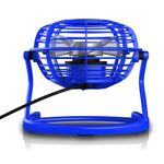 Electronice si Electrocasnice - Climatizare si sisteme de incalzire - Aparate racire aer - Ventilatoare - Ventilator de masa, cu USB, diametru 14 cm, albastru, Vivo T1527-BLUE - Infinity.ro