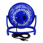 Electronice si Electrocasnice - Climatizare si sisteme de incalzire - Aparate racire aer - Ventilatoare - Ventilator de masa, cu USB, diametru 14 cm, albastru, Vivo T1527-BLUE - Infinity.ro