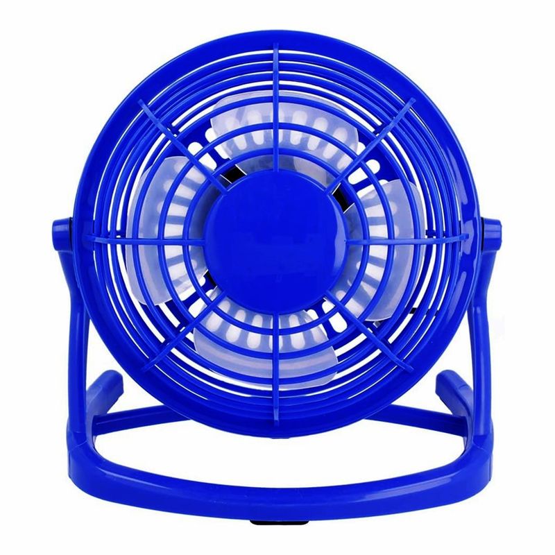 Electronice si Electrocasnice - Climatizare si sisteme de incalzire - Aparate racire aer - Ventilatoare - Ventilator de masa, cu USB, diametru 14 cm, albastru, Vivo T1527-BLUE - Infinity.ro