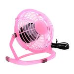 Electronice si Electrocasnice - Climatizare si sisteme de incalzire - Aparate racire aer - Ventilatoare - Ventilator de masa, cu USB, diametru 14 cm, roz, Vivo T1527-PINK - Infinity.ro