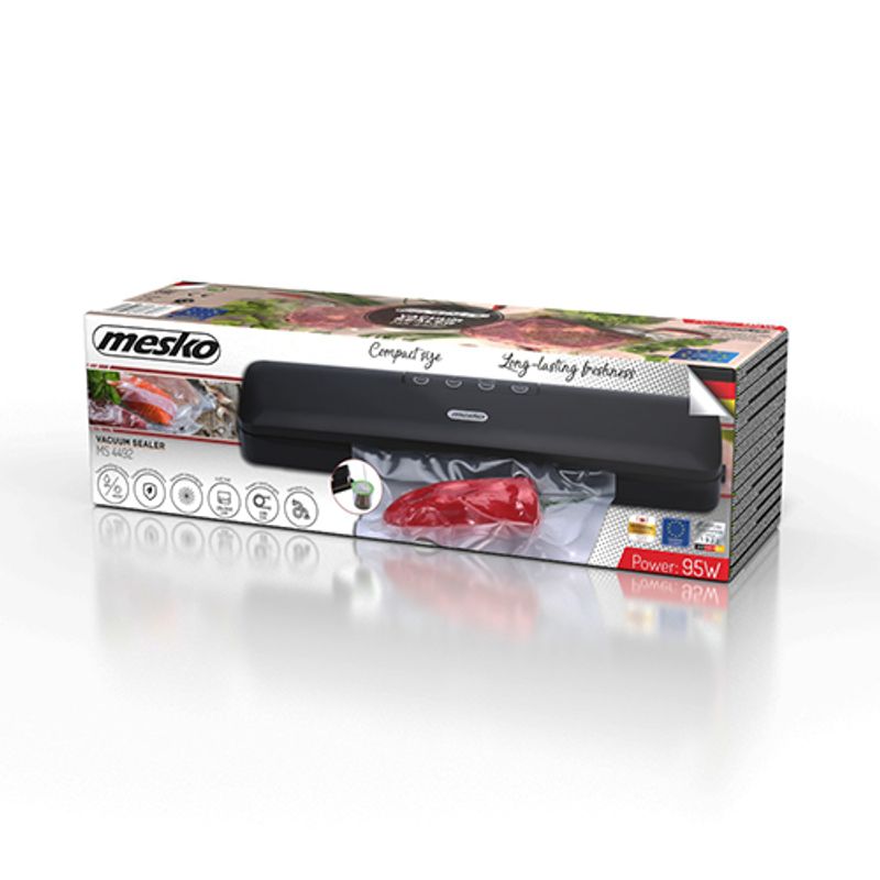 Electronice si Electrocasnice - Electrocasnice bucatarie - Mixere, tocatoare & roboti de bucatarie - Aparate de vidat - Aparat de vidat alimente Mesko MS 4492, 95 W - Infinity.ro