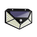 Casa si Gradina - Corpuri si surse de iluminat - Iluminat exterior - Lampi solare - Lampa de perete cu interactiune solara 100 LED-uri - Infinity.ro