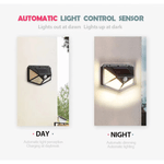 Casa si Gradina - Corpuri si surse de iluminat - Iluminat exterior - Lampi solare - Lampa de perete cu interactiune solara 100 LED-uri - Infinity.ro