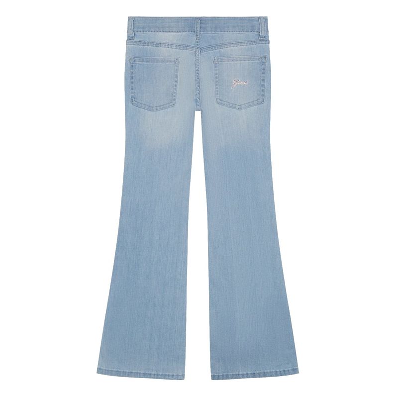 Fashion, accesorii si bijuterii - Copii - Imbracaminte copii - Pantaloni copii - Blugi evazati guess K4GA00, 98 CM 3 ani, Albastru - Infinity.ro
