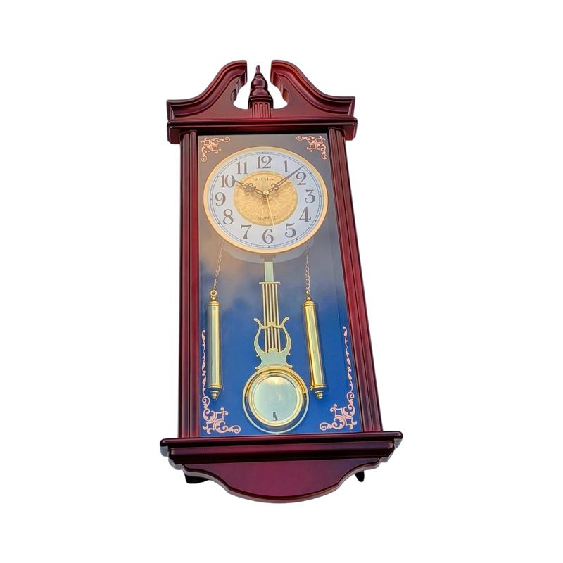Ceas de perete rustic cu pendul 66 cm - Marketplace online Infinity.ro