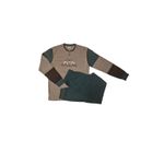 Fashion, accesorii si bijuterii - Barbati - Lenjerie si pijamale barbati - Pijamale barbati - Pijamale lungi pentru barbati Kappa KMS25478, L INTL, Gri/Verde - Infinity.ro