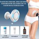 Ingrijire personala si Cosmetice - Sanatate si wellness - Articole wellness - Aparate si dispozitive de masaj - Aparat de Masaj Profesional cu 4 Tehnologii Avansate, ZEQAS, Trateaza Celulita de Suprafata si Interioara, Alb - Infinity.ro