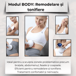 Ingrijire personala si Cosmetice - Sanatate si wellness - Articole wellness - Aparate si dispozitive de masaj - Aparat de Masaj Profesional cu 4 Tehnologii Avansate, ZEQAS, Trateaza Celulita de Suprafata si Interioara, Alb - Infinity.ro