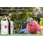 Laptop, Telefoane si Tablete - Wearables si gadgeturi - Gadgeturi - Dispozitive spionaj - Localizator GPS pentru Bagaje, Animale si Copii, Precizie GPS 5~15m, Baterie 1000mAh, Monitorizare pe Android/iOS, Negru - Infinity.ro