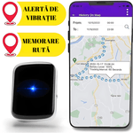 Laptop, Telefoane si Tablete - Wearables si gadgeturi - Gadgeturi - Dispozitive spionaj - Localizator GPS pentru Bagaje, Animale si Copii, Precizie GPS 5~15m, Baterie 1000mAh, Monitorizare pe Android/iOS, Negru - Infinity.ro