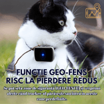 Laptop, Telefoane si Tablete - Wearables si gadgeturi - Gadgeturi - Dispozitive spionaj - Localizator GPS pentru Bagaje, Animale si Copii, Precizie GPS 5~15m, Baterie 1000mAh, Monitorizare pe Android/iOS, Negru - Infinity.ro