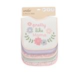 Jucarii, Copii si Bebe - Hrana si alaptare - Biberoane, suzete si accesorii hranire - Articole hranire bebelusi - Set 5 bavete pentru bebelusi Infancie model floricele - Infinity.ro