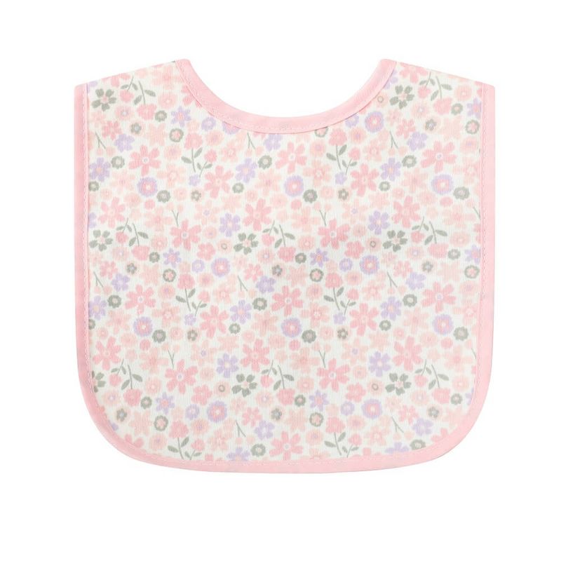 Jucarii, Copii si Bebe - Hrana si alaptare - Biberoane, suzete si accesorii hranire - Articole hranire bebelusi - Set 5 bavete pentru bebelusi Infancie model floricele - Infinity.ro