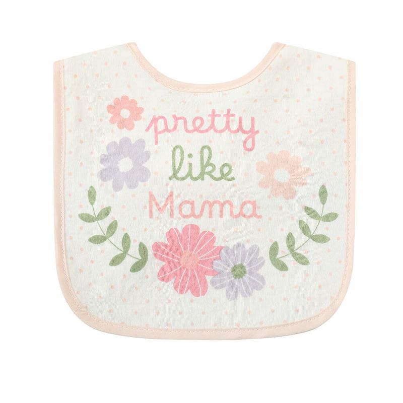 Jucarii, Copii si Bebe - Hrana si alaptare - Biberoane, suzete si accesorii hranire - Articole hranire bebelusi - Set 5 bavete pentru bebelusi Infancie model floricele - Infinity.ro