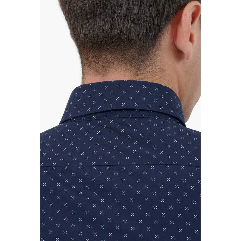 Fashion, accesorii si bijuterii - Barbati - Imbracaminte - Camasi barbati - Camasa La Martina regular fit cu logo Floral ZMC020, Bleumarin, 2XL INTL - Infinity.ro