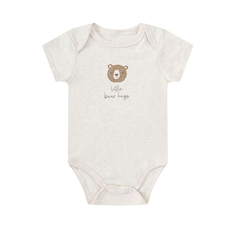 Fashion, accesorii si bijuterii - Copii - Imbracaminte copii - Body-uri copii - Set 3 body-uri pentru bebelusi model ursulet - marimea 6-9 luni - Infinity.ro