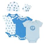 Fashion, accesorii si bijuterii - Copii - Imbracaminte copii - Body-uri copii - Set cadou bebe 5 piese bumbac model monstruleti 0-3 luni - Infinity.ro