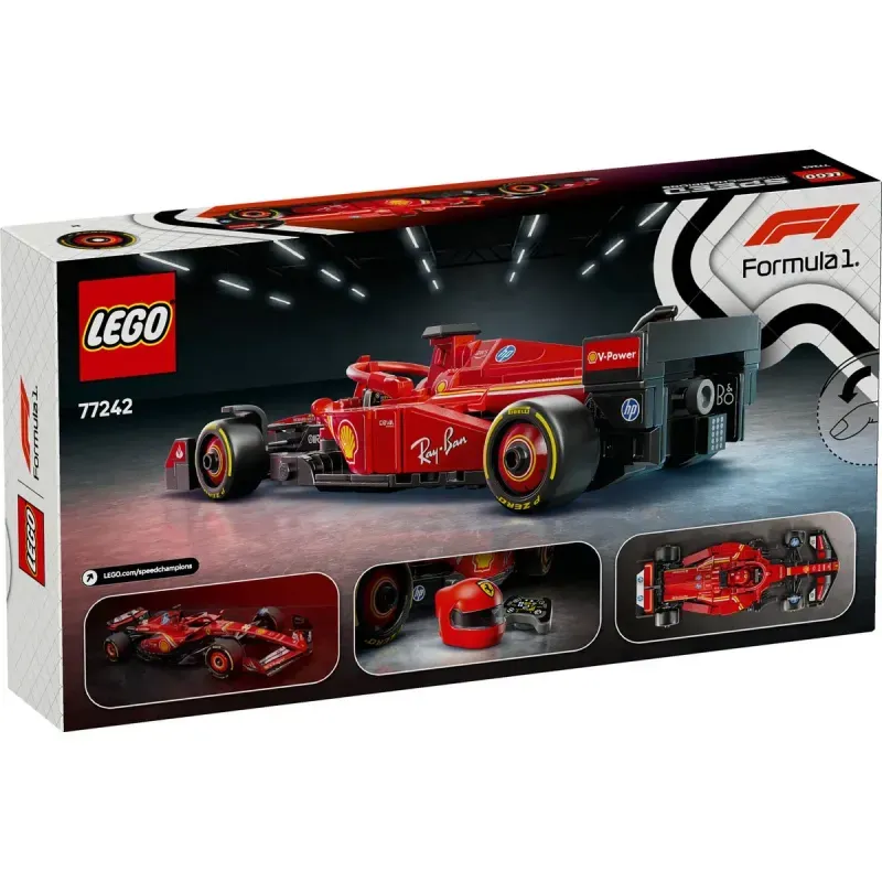 Jucarii, Copii si Bebe - Jucarii si jocuri - Seturi de constructie si cuburi - Seturi de constructie - Lego Speed Champions Masina De Curse F1 Ferrari Sf-24 77242 - Infinity.ro