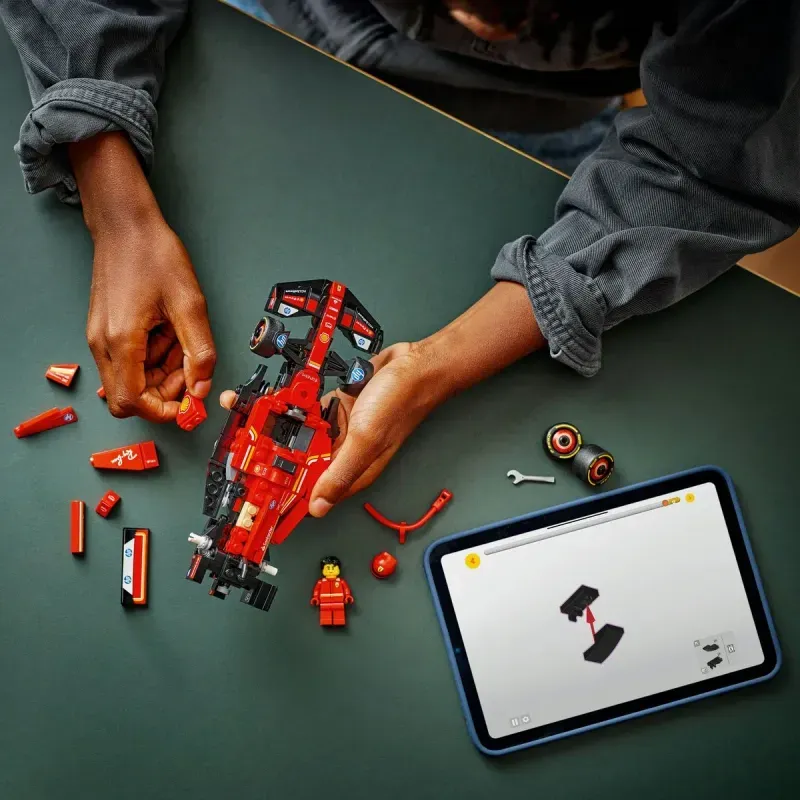 Jucarii, Copii si Bebe - Jucarii si jocuri - Seturi de constructie si cuburi - Seturi de constructie - Lego Speed Champions Masina De Curse F1 Ferrari Sf-24 77242 - Infinity.ro