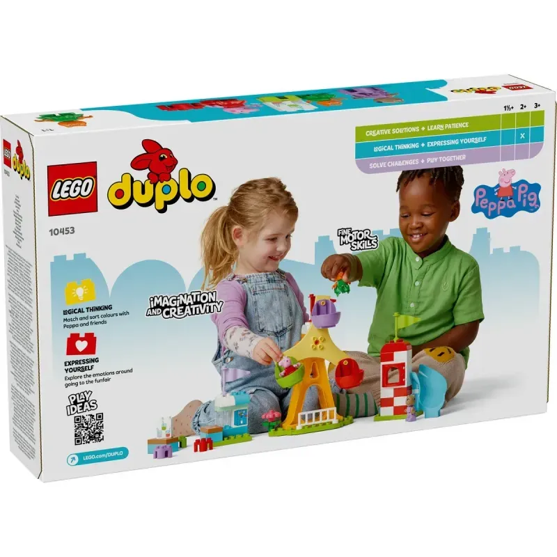 Jucarii, Copii si Bebe - Jucarii si jocuri - Seturi de constructie si cuburi - Seturi de constructie - Lego Duplo Targ De Distractii 10453 - Infinity.ro