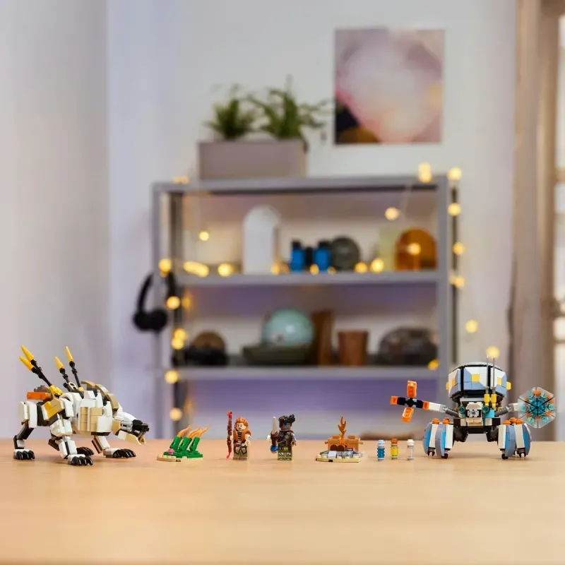 Jucarii, Copii si Bebe - Jucarii si jocuri - Seturi de constructie si cuburi - Seturi de constructie - Lego Horizon Adventures Aloy Si Varl Vs Shell Walker Si Sawtooth 77037 - Infinity.ro