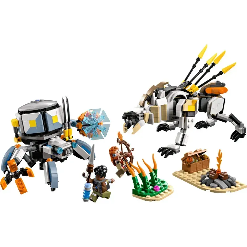 Jucarii, Copii si Bebe - Jucarii si jocuri - Seturi de constructie si cuburi - Seturi de constructie - Lego Horizon Adventures Aloy Si Varl Vs Shell Walker Si Sawtooth 77037 - Infinity.ro