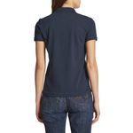 Fashion, accesorii si bijuterii - Femei - Imbracaminte femei - Tricouri si topuri femei - Tricou polo dama La Martina CCWP01, M INTL, Bleumarin - Infinity.ro