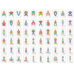 Jucarii, Copii si Bebe - Jucarii si jocuri - Seturi de constructie si cuburi - Seturi de constructie - Blocuri creative de echilibru din lemn, Smiley Face, 11 piese, cartonase cu modele, multicolor, 3 ani +, EduJucarii - Infinity.ro