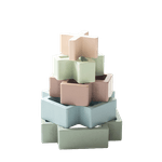 Jucarii, Copii si Bebe - Jucarii si jocuri - Seturi de constructie si cuburi - Cuburi si caramizi - Set 28 de piese lemn, blocuri de constructie, Educatie Montessori, Algorithmic Cascading music, 3 ani +, Edujucarii - Infinity.ro