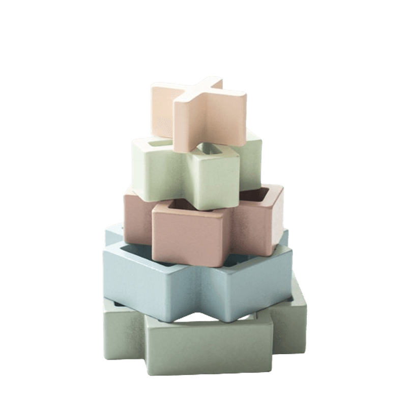 Jucarii, Copii si Bebe - Jucarii si jocuri - Seturi de constructie si cuburi - Cuburi si caramizi - Set 28 de piese lemn, blocuri de constructie, Educatie Montessori, Algorithmic Cascading music, 3 ani +, Edujucarii - Infinity.ro