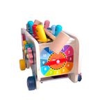 Jucarii, Copii si Bebe - Jucarii si jocuri - Jucarii bebelusi - Centre de activitati - Centru de activitati multifunctional din lemn, Montessori 4 in 1, 3 ani+, EduJucarii - Infinity.ro