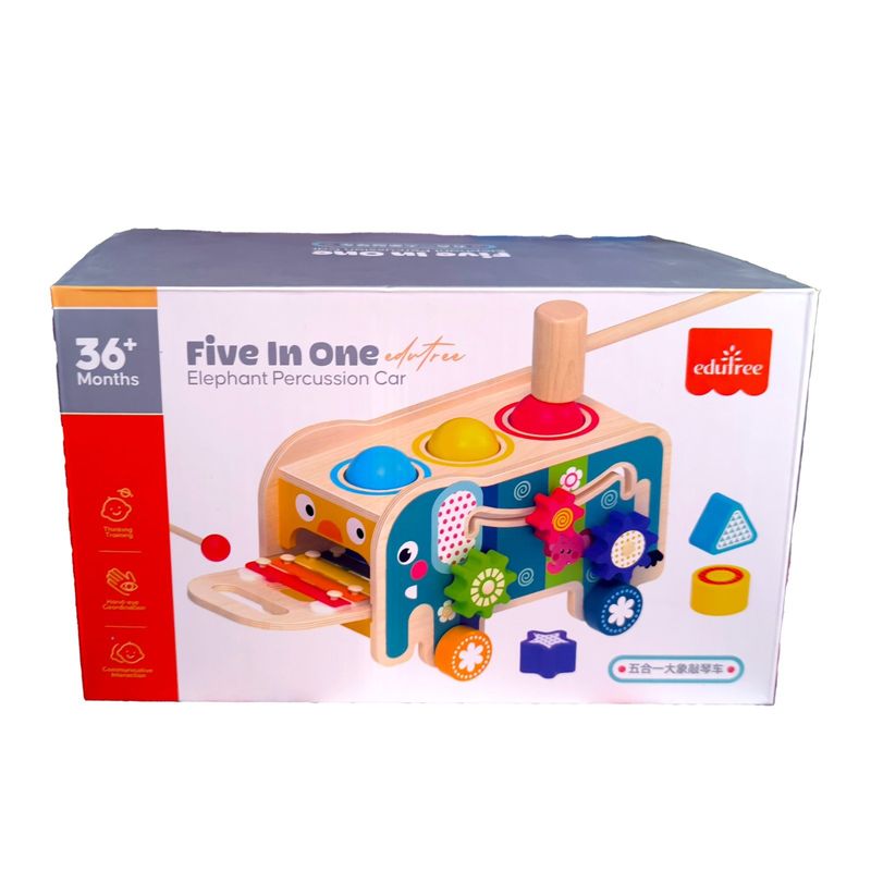 Jucarii, Copii si Bebe - Jucarii si jocuri - Jucarii bebelusi - Centre de activitati - Centru de activitati multifunctional din lemn, Montessori 4 in 1, 3 ani+, EduJucarii - Infinity.ro