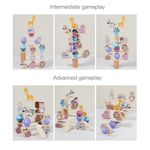 Jucarii, Copii si Bebe - Jucarii si jocuri - Figurine - Jucarie educativa Montessori, 24 piese figurine, forme de lemn pentru stivuire, Animal Balance Jenga, 3 ani, Edujucarii - Infinity.ro