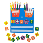 Jucarii, Copii si Bebe - Jucarii si jocuri - Jucarii & jocuri educative - Jucarii interactive - Joc matematic educativ, Invatam Adunarea si Scaderea, fetru, 32x30 cm, 3 ani+, Edujucarii - Infinity.ro