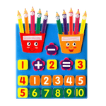 Jucarii, Copii si Bebe - Jucarii si jocuri - Jucarii & jocuri educative - Jucarii interactive - Joc matematic educativ, Invatam Adunarea si Scaderea, fetru, 32x30 cm, 3 ani+, Edujucarii - Infinity.ro