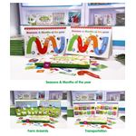 Jucarii, Copii si Bebe - Jucarii si jocuri - Jucarii & jocuri educative - Jucarii interactive - Carte interactiva si educativa, My Preschool Busy Book 5, 11 pagini activitati, stickere, 3 ani+, EduJucarii - Infinity.ro