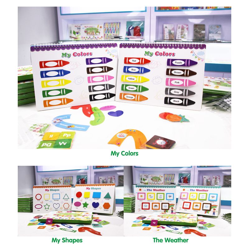 Jucarii, Copii si Bebe - Jucarii si jocuri - Jucarii & jocuri educative - Jucarii interactive - Carte interactiva si educativa, My Preschool Busy Book 5, 11 pagini activitati, stickere, 3 ani+, EduJucarii - Infinity.ro