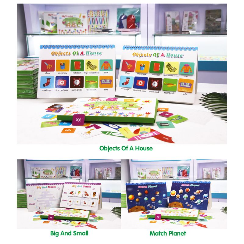 Jucarii, Copii si Bebe - Jucarii si jocuri - Jucarii & jocuri educative - Jucarii interactive - Carte interactiva si educativa, My Preschool Busy Book 5, 11 pagini activitati, stickere, 3 ani+, EduJucarii - Infinity.ro