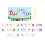 Jucarii, Copii si Bebe - Jucarii si jocuri - Jucarii & jocuri educative - Jucarii interactive - Joc Logaritmic  Omida de sortare, indemanare, asocieri, operatii matematice,lemn, Joc tip Montessori, 3 ani+, EduJucarii - Infinity.ro