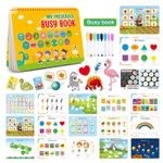 Carti si Birotica - Carti - Carti pentru copii - Carti interactive - Carte interactiva si educativa, My Preschool Busy Book 3, 31 pagini activitati, stickere, Engleza, 3 ani+, EduJucarii - Infinity.ro