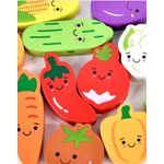 Jucarii, Copii si Bebe - Jucarii si jocuri - Jucarii & jocuri educative - Jucarii interactive - Joc Montessori, echilibru, insiruire, carduri, 12 piese lemn, Balanced Stacking Beading, Legume, 3 ani, EduJucarii - Infinity.ro