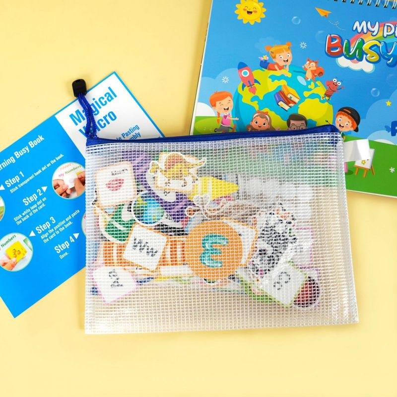 Jucarii, Copii si Bebe - Jucarii si jocuri - Jucarii & jocuri educative - Jucarii interactive - Carte interactiva si educativa, My Preschool Busy Book 4, 23 pagini activitati, stickere, Engleza, 3 ani+, EduJucarii - Infinity.ro