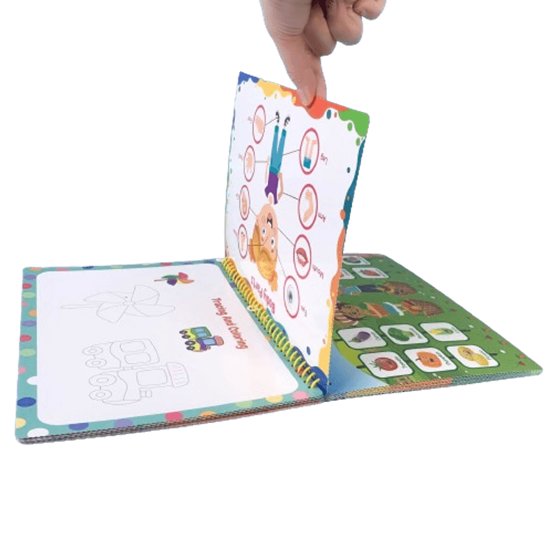 Carti si Birotica - Carti - Carti pentru copii - Carti interactive - Carte interactiva si educativa, My Preschool Busy Book 1, 32 pagini activitati, stickere, Engleza, 3 ani+, EduJucarii - Infinity.ro