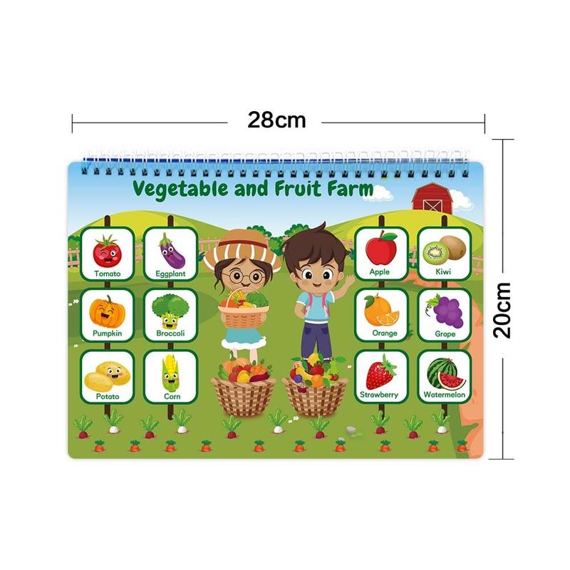 Carti si Birotica - Carti - Carti pentru copii - Carti interactive - Carte interactiva si educativa, My Preschool Busy Book 1, 32 pagini activitati, stickere, Engleza, 3 ani+, EduJucarii - Infinity.ro