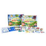 Carti si Birotica - Carti - Carti pentru copii - Carti interactive - Carte interactiva si educativa, My Preschool Busy Book 1, 32 pagini activitati, stickere, Engleza, 3 ani+, EduJucarii - Infinity.ro